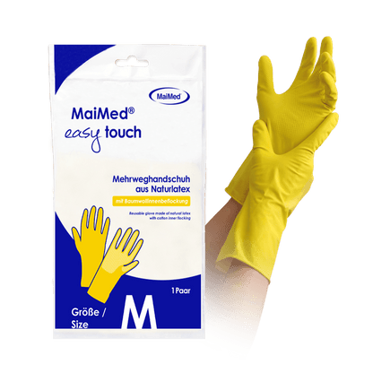 MaiMed household gloves easy touch, yellow