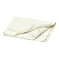 The Nölle Profi Brush floor cloth 70 x 50 cm from Nölle Profi Brush brush & paintbrush technology e.K. is a folded, cream-colored cleaning cloth with light green stripes on a white background.