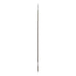 The aluminum handle (1450 mm) from Diversey Deutschland GmbH & Co. OHG is a sturdy metal handle for brooms, scrubbers, and squeegees, with a white plastic cap with a hanging hole, depicted against a white background.