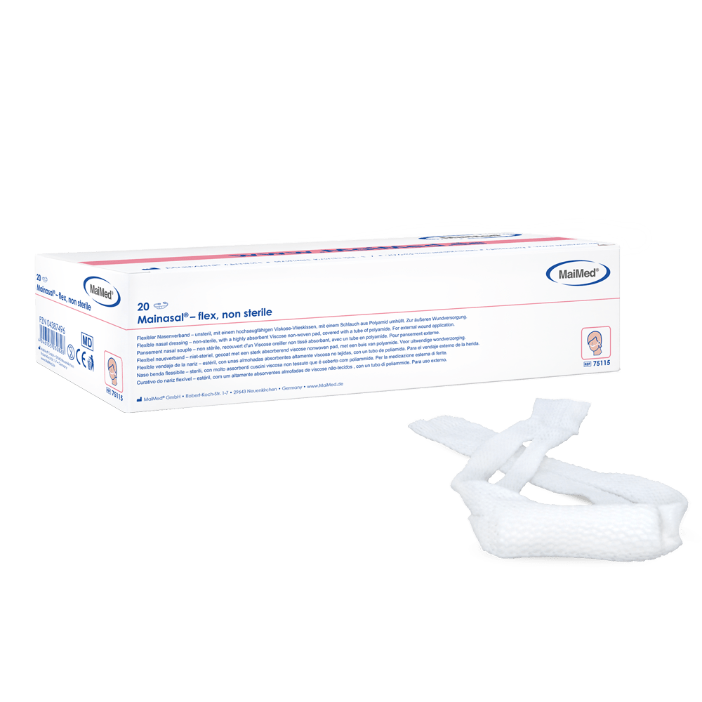 Mainasal-flex-non-sterile nasal bandage | Box (20 pieces)