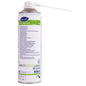 A 500 ml can of TASKI Tapi Gum chewing gum remover from Diversey Deutschland GmbH & Co. OHG, complete with spray head and multilingual instructions, stands on a white background - ideal for removing chewing gum from floors and other surfaces.
