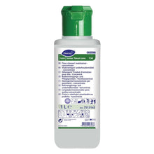 A 1-liter white bottle of TASKI Jontec Tensol high-concentrate cleaner from Diversey Deutschland GmbH & Co. OHG, a concentrated floor cleaner with a green cap and multilingual instructions on the front label.