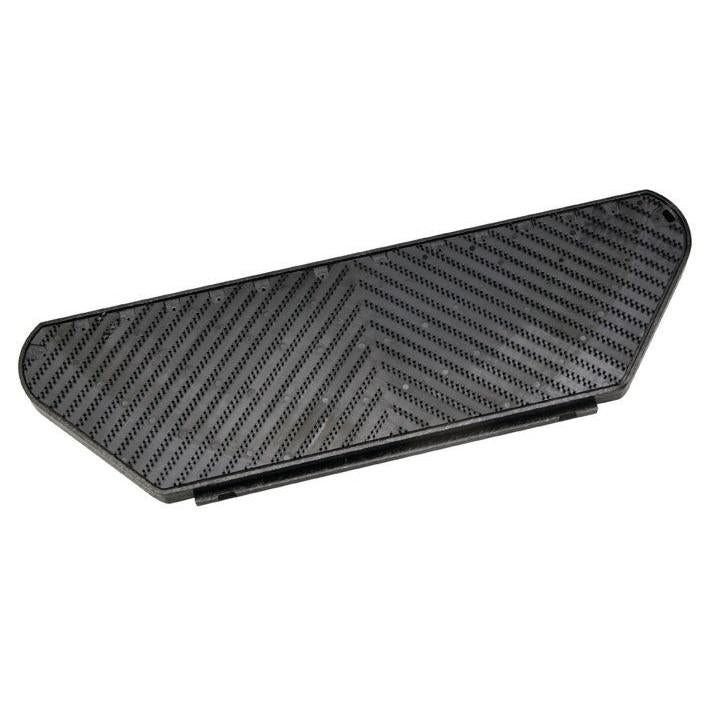 The Harpoon Grip driver (45x15 cm) from Diversey Deutschland GmbH & Co. OHG is a black, rectangular pad with beveled edges and a textured surface, compatible with swingo XP M and designed for easy attachment of cleaning and polishing pads.