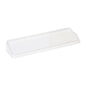 The TASKI preparation sieve for mop boxes from Diversey Deutschland GmbH & Co. OHG is a transparent, rectangular plastic lid with raised edges and surface irregularities, photographed on white - perfect for an optimized cleaning process.