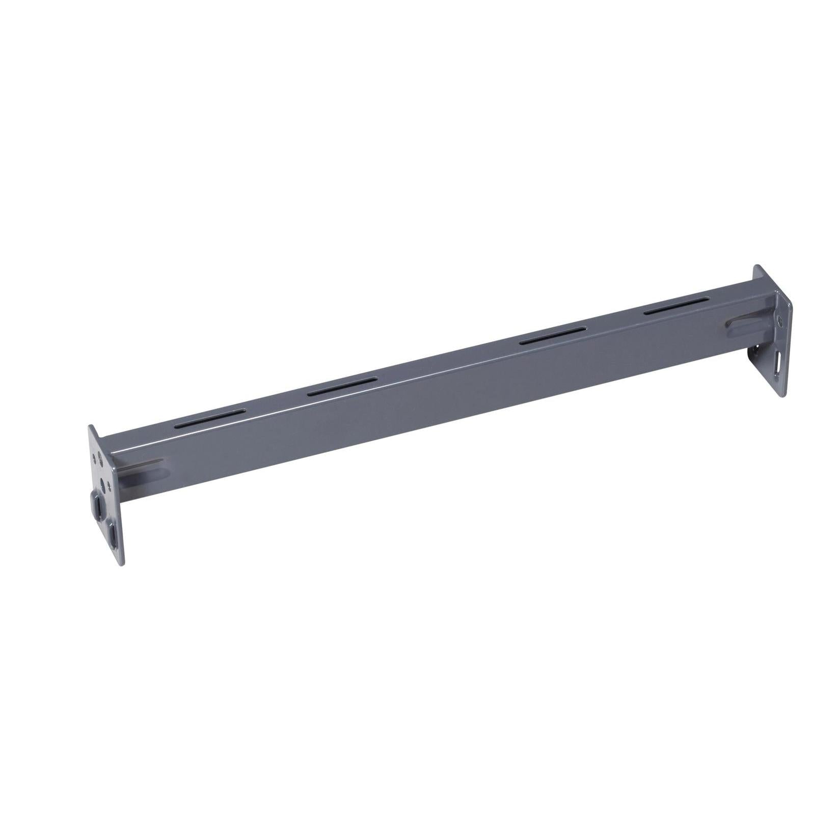 The TASKI crossbar from Diversey Deutschland GmbH & Co. OHG is equipped with elongated holes and mounting plates on both sides, ideal for installation between vertical profiles in reinforcement or during assembly work. Package: 1 piece.