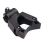 The TASKI handle holder for pipe fastening (20 mm) by Diversey Deutschland GmbH & Co. OHG is a black plastic clamp with a textured grip, rounded hinge, and metal pin - ideal for manual pipe fastening (package: 1 piece).