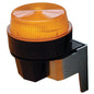 A close-up of the Diversey strobe light set swingo 4000/5000, a ribbed, yellow warning light with a black base and mount for TASKI swingo 4000/5000 machines - perfect for professional cleaning tasks.