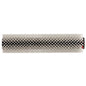 A close-up of the TASKI procarpet 30 encapsulation brush from Diversey Deutschland GmbH & Co. OHG, a cylindrical replacement brush with white bristles and a black band, ideal for carpet cleaning, shown isolated on a white background.