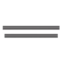 Two parallel Jonmaster Velcro strips (60 cm) from Diversey Deutschland GmbH & Co. OHG are horizontally attached on a white background; the upper strip is longer, while the shorter one is a replacement Velcro strip from the 2-piece set.