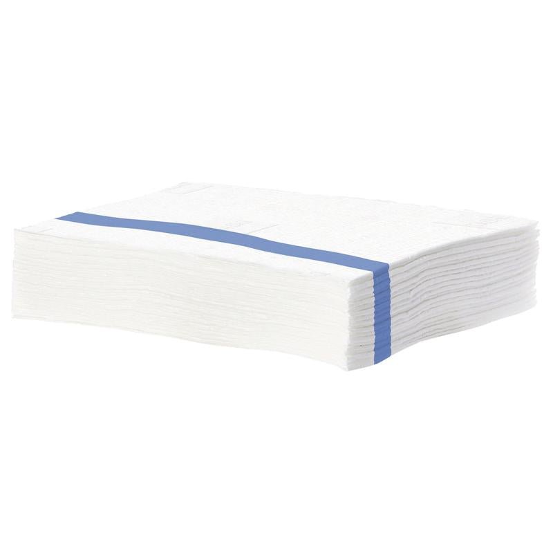 The TASKI SUM, blue, microfiber cloth for single use from Diversey Deutschland GmbH & Co. OHG (42x34 cm) demonstrably removes 99% of bacteria and is delivered individually packaged.