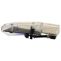 The upholstery nozzle for the TASKI Steamer from Diversey Deutschland GmbH & Co. OHG is ideal for vacuuming upholstered furniture and textiles - with clear plastic construction, metal springs, and hose connection. Package: 1 piece.
