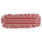 The TASKI JM Ultra HD Damp Mop 40 cm, red, from Diversey Deutschland GmbH & Co. OHG, is a hook-and-loop microfiber cover ideal for damp cleaning with high sand absorption; single pack (77 g), perfect for easy, efficient cleaning.