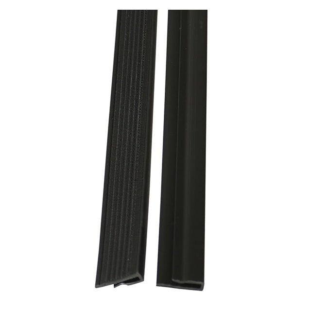 A black 40 cm long TASKI VersaPlus replacement hook-and-loop strip from Diversey, for TASKI VersaPlus holders and compatible with TASKI SUM disposable mops, is shown on a white background. Package contains 1 piece.