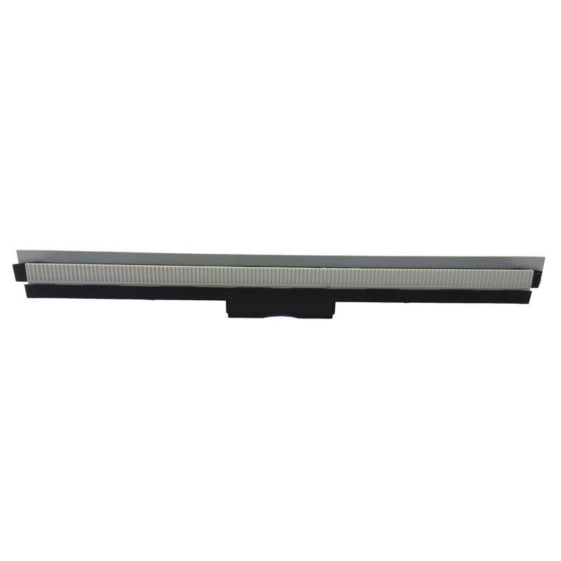 A rectangular suction lip insert made of plastic and metal (400mm/300mm) from Diversey Deutschland GmbH & Co. OHG, for the TASKI Steamer floor nozzle 400mm, with a silver top edge and black base, depicted on a white background.