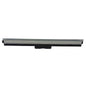 A rectangular suction lip insert made of plastic and metal (400mm/300mm) from Diversey Deutschland GmbH & Co. OHG, for the TASKI Steamer floor nozzle 400mm, with a silver top edge and black base, depicted on a white background.