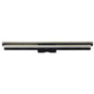 Front view of the TASKI Steamer carpet attachment, 400mm, from Diversey Deutschland GmbH & Co. OHG: a rectangular attachment with a black base and two parallel metal rods, designed for the 400mm floor nozzle of the TASKI Steamer.