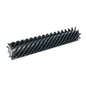 Cylinder brush AERO 3500 1 piece from Diversey Deutschland GmbH & Co. OHG: Cylindrical brush roll with black spiral fibers on a gray core - ideal for versatile cleaning applications.