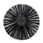 The side brush AERO 3500 from Diversey Deutschland GmbH & Co. OHG is a round, black sweeping brush with dense, evenly distributed bristles that extend from a central hub, offering efficient cleaning and robust construction. Package: 1 piece.