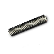 The TASKI Ultimaxx roller brush (65cm) from Diversey Deutschland GmbH & Co. OHG is a replacement roller brush for the TASKI Ultimaxx RB series, with black zigzag bristles on a white core, ideal for efficient floor cleaning. Package: 1 piece.