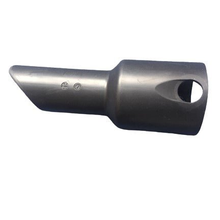 The TASKI AERO connector for pipe bends from Diversey Deutschland GmbH & Co. OHG is a matte black metal connector for seamless connection between suction hose and pipe bend; delivered as a single piece per package.