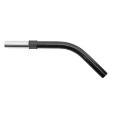 A black-silver TASKI AERO metal pipe bend, bent metal pipe for Aero canister vacuum cleaner from Diversey Deutschland GmbH & Co. OHG (1 piece), photographed on a white background.