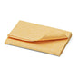 A folded Nölle Profi Brush floor cloth 70 x 50 cm from Nölle Profi Brush brush & paintbrush technology e.K. in yellow on a white background, ideal for effective cleaning tasks.