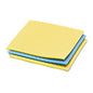 The Nölle Profi Brush sponge cloth, 20x18 cm, viscose, assorted colors (1 piece) by Nölle Profi Brush Bürsten- & Pinseltechnik e.K. is depicted on a white background, ideal for household cleaning cloth needs.