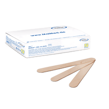 MaiMed - HMS non-sterile wooden mouth depressor, 15cm long, 100 pieces/box | Box (100 pieces)