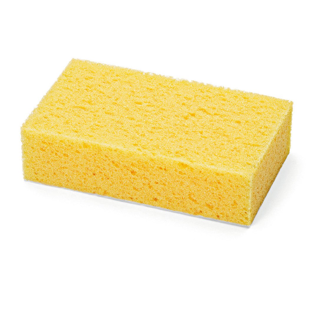 The Nölle Profi Brush Construction Sponge (25x14x6.5 cm) with extra dense PU foam is depicted on a simple white background, ideal for cleaning tasks. Brand: Nölle Profi Brush Brush & Paintbrush Technology e.K.