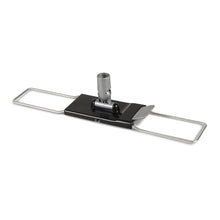 The Nölle Profi Brush folding holder 50 cm features a black stainless steel wire frame with a central connection for professional cleaning needs. Compatible with Nölle Profi Brush systems from Nölle Profi Brush Bürsten- & Pinseltechnik e.K.