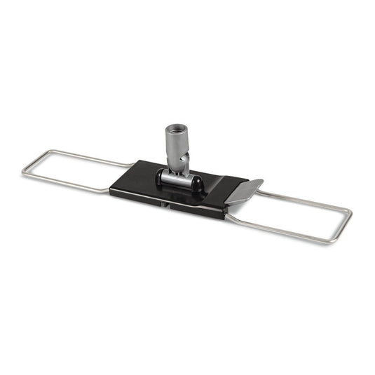 The Nölle Profi Brush folding holder 50 cm features a black stainless steel wire frame with a central connection for professional cleaning needs. Compatible with Nölle Profi Brush systems from Nölle Profi Brush Bürsten- & Pinseltechnik e.K.