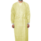 MaiMed-Coat ViruGuard, protective gown made of fleece, yellow BW cuffs, 140x140cm, 10 pieces/pack Series: Protect | Pack (10 pieces)