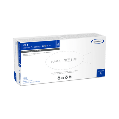 MaiMed-solution next blue nitrile gloves, non-sterile, latex-free, 200 pieces/box