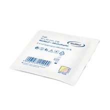 Meditrade alcohol swab 30 x 30 mm white non -woven fabric two -layer | Box (100 pieces)
