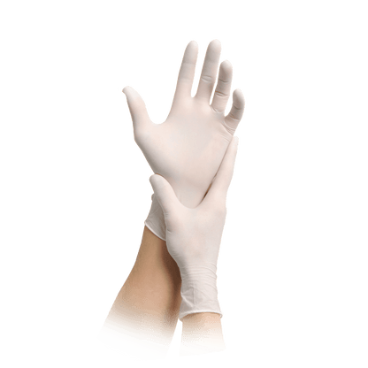 MaiMed-solution 100 white non-sterile, pf latex-free glove, white, 100 pieces/box