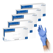MaiMed-solution 100 latex-free gloves, blue violet, non-sterile powder-free, 100 pieces/box