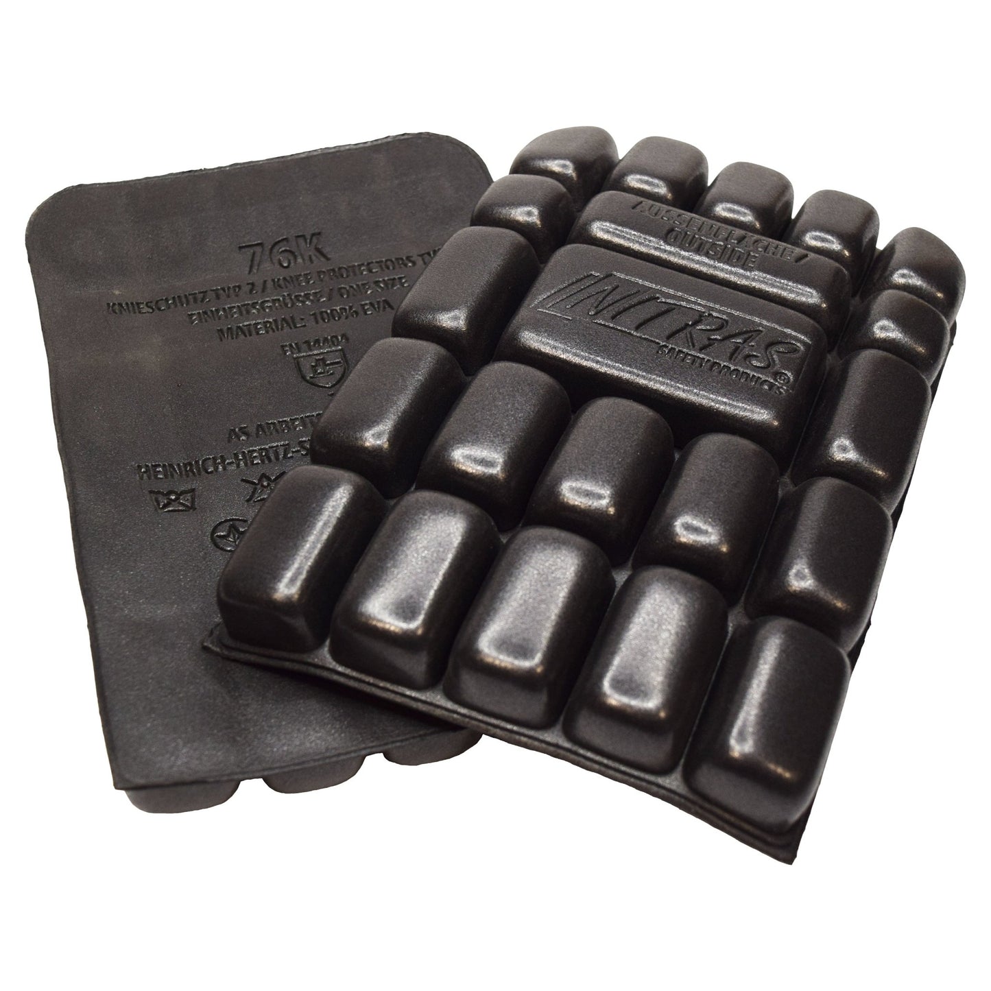 NITRAS knee protection, black, EN 14404 | Pack (1 pair)