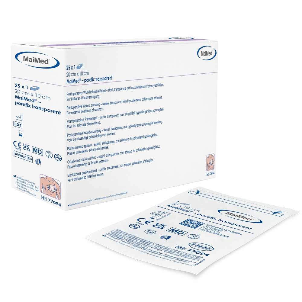 MaiMed-porefix transparent sterile quick wound dressing