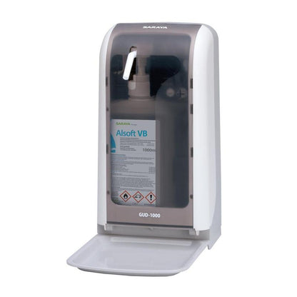 Saraya GUD-1000 Disinfectant & Soap Dispenser (Batteries Not Included) | 1 piece