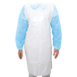 MaiMed-Apron Light PE, apron made of PE 75x120cm white, 100 pieces/pack, blocked, smooth surface | Pack (100 pieces)
