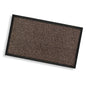 A rectangular Nölle Profi Brush dirt-trapping mat in brown mottled color from Nölle Profi Brush Brush & Paint Technology e.K. with a textured surface and black border, shown from above on a white background.