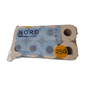 A package wrapped in plastic containing eight CUP UP d.o.o. "Toilet Paper" rolls, each 3-ply with 250 sheets per roll, made from cellulose. White and blue packaging; available as a carton with 8 packages.