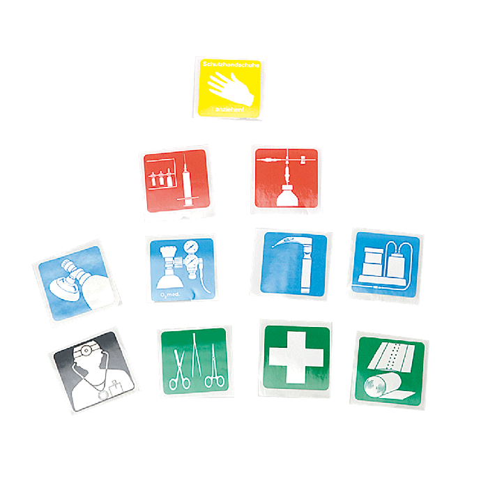 Pictogram Series 1: Emergency Medicine - K, 33 x 33 mm