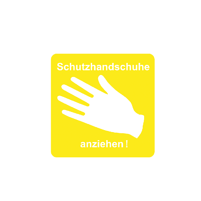 Single pictogram, 33 x 33 mm: Gloves