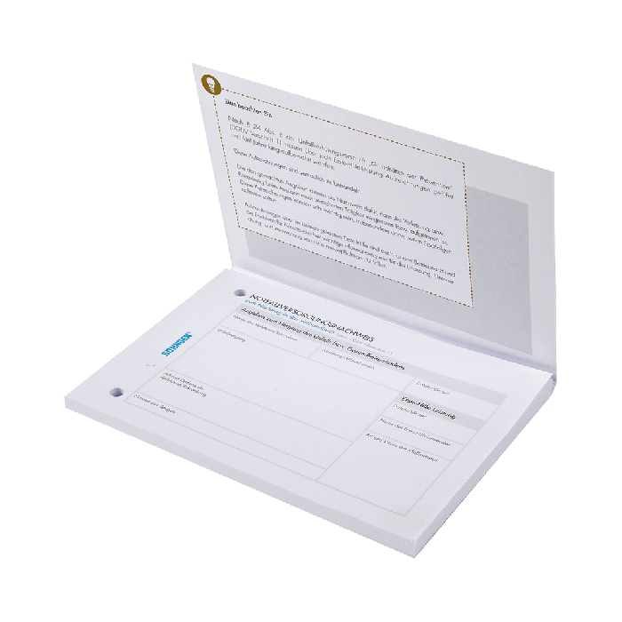 Emergency Supply Certificate, 50 sheets, DIN A6