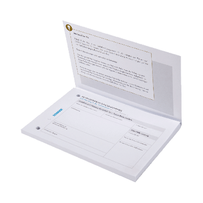 Emergency Supply Certificate, 50 sheets, DIN A6
