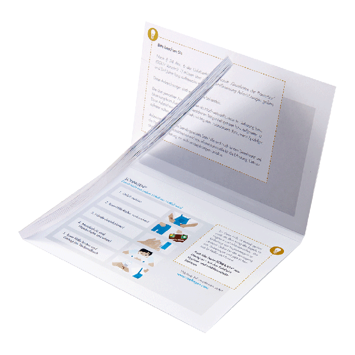 Emergency Supply Certificate, 50 sheets, DIN A6