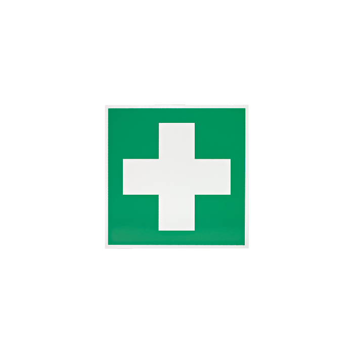 Emergency Sign: First Aid Cross