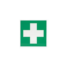 Emergency Sign: First Aid Cross
