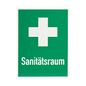 Emergency Sign 400 x 300 mm First Aid Cross - Label: First Aid Room